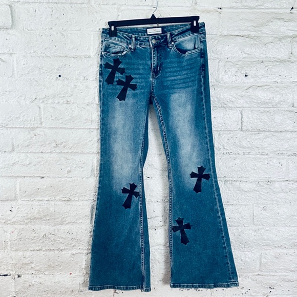 Austin Landing Light Wash Mid Rise Straight Leg Jeans, Size 7/28, Rare - Picture 2 of 9